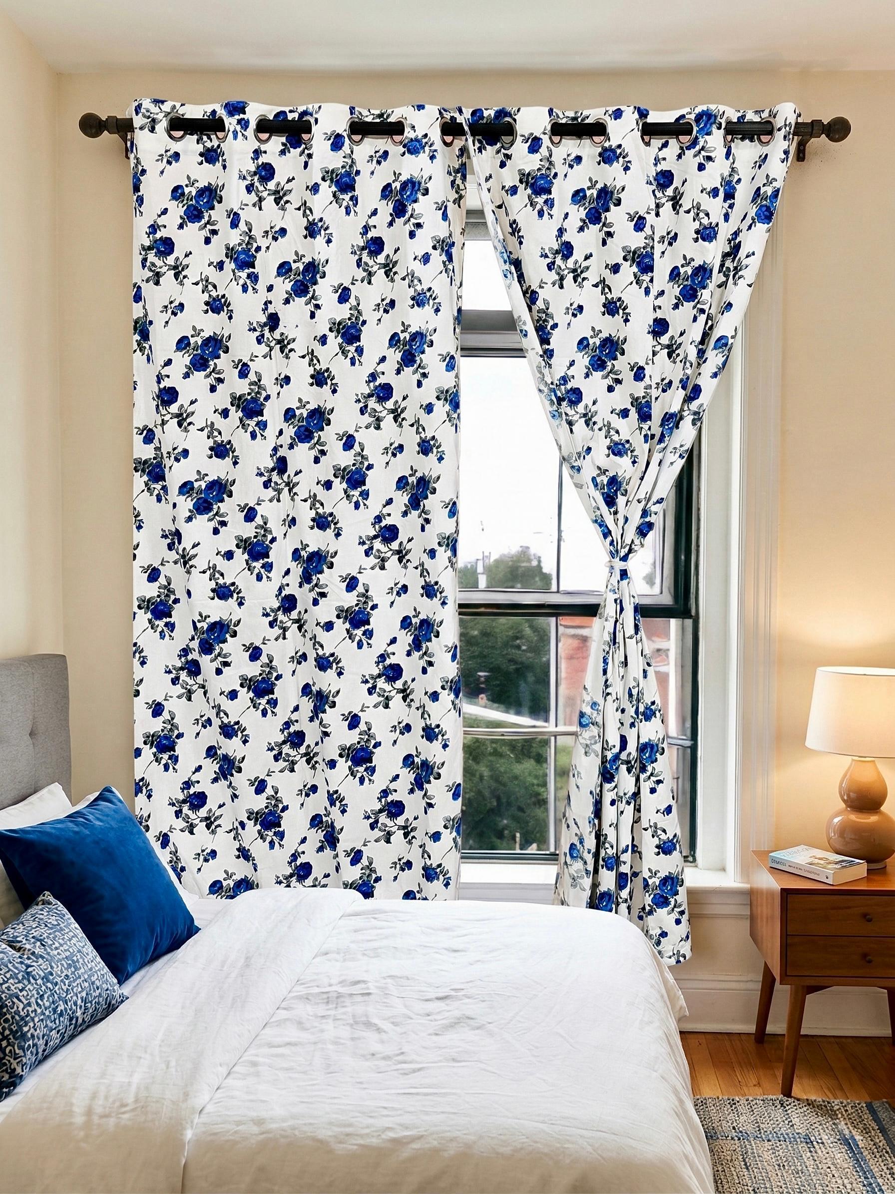 Rajwadi Damask Jaipuri Eyelet Curtains