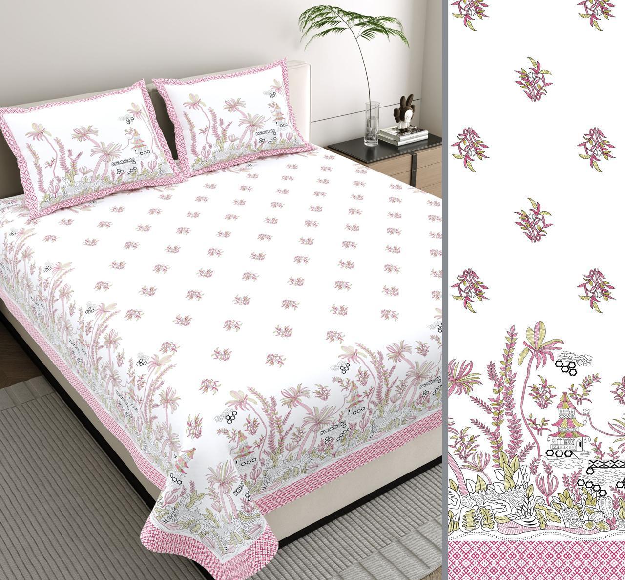 Kalpataru Tree of Life Cotton Bedsheet
