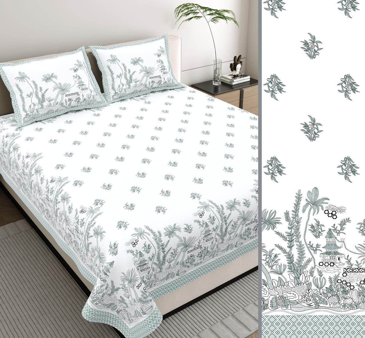 Kalpataru Tree of Life Cotton Bedsheet